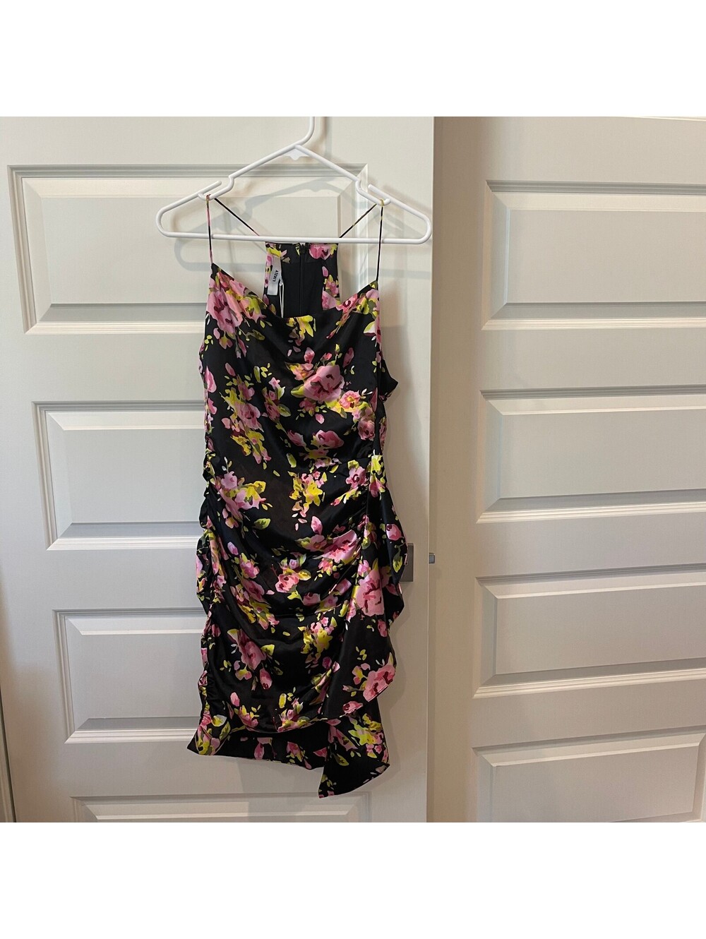 Likely Floral Ruched Mini Dress Size 6
